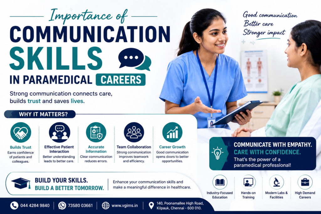 VGIMS| Importance of Communication Skills in Paramedical Careers