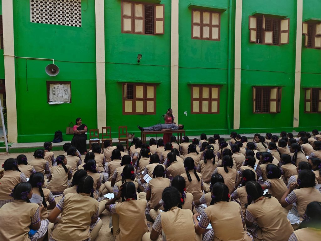 Paramedical awareness program by VGIMS for higher secondary school students
