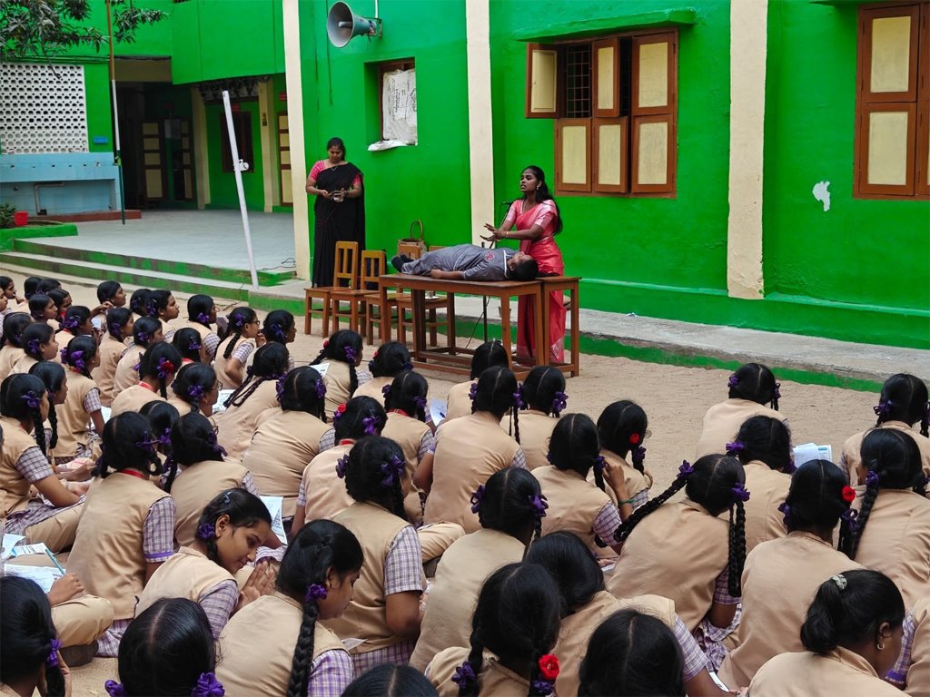 Paramedical awareness program by VGIMS for higher secondary school students