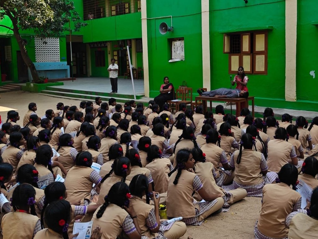 Paramedical awareness program by VGIMS for higher secondary school students
