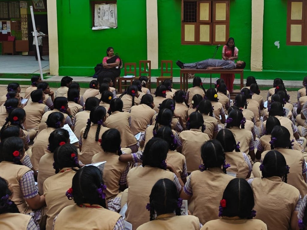Paramedical awareness program by VGIMS for higher secondary school students