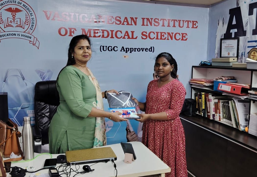 Free student kit distribution by VGIMS to support paramedical students