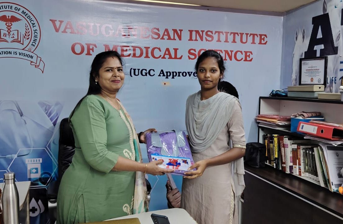 Free student kit distribution by VGIMS to support paramedical students
