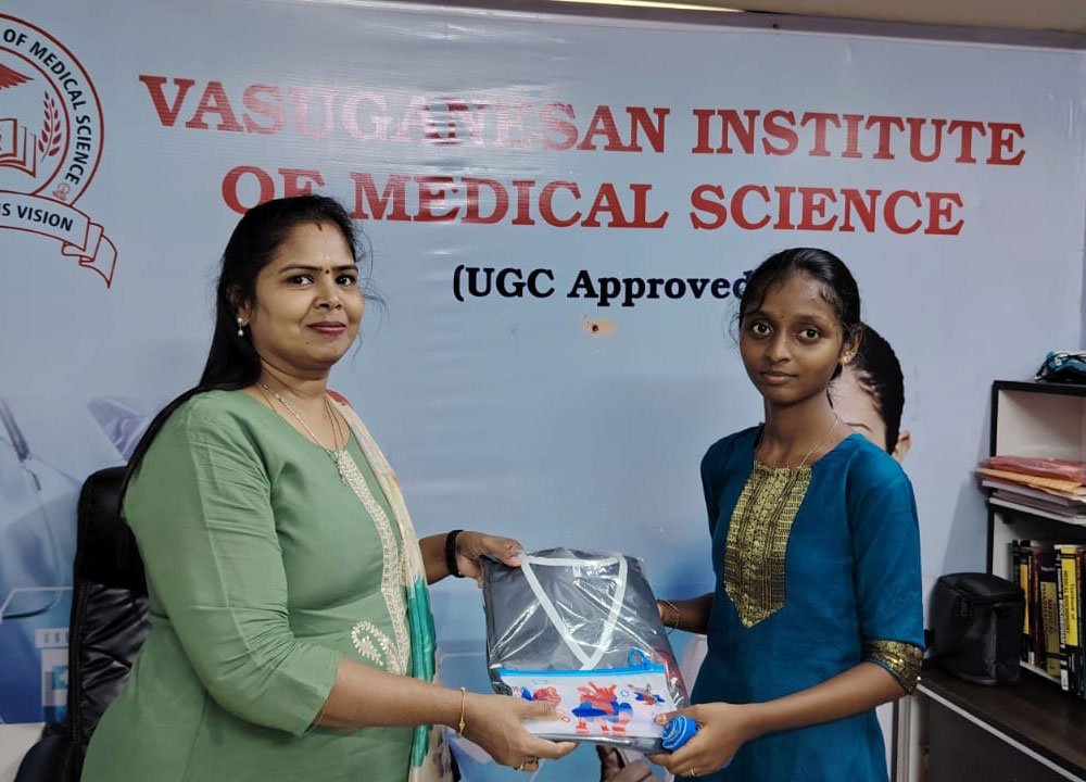 Free student kit distribution by VGIMS to support paramedical students