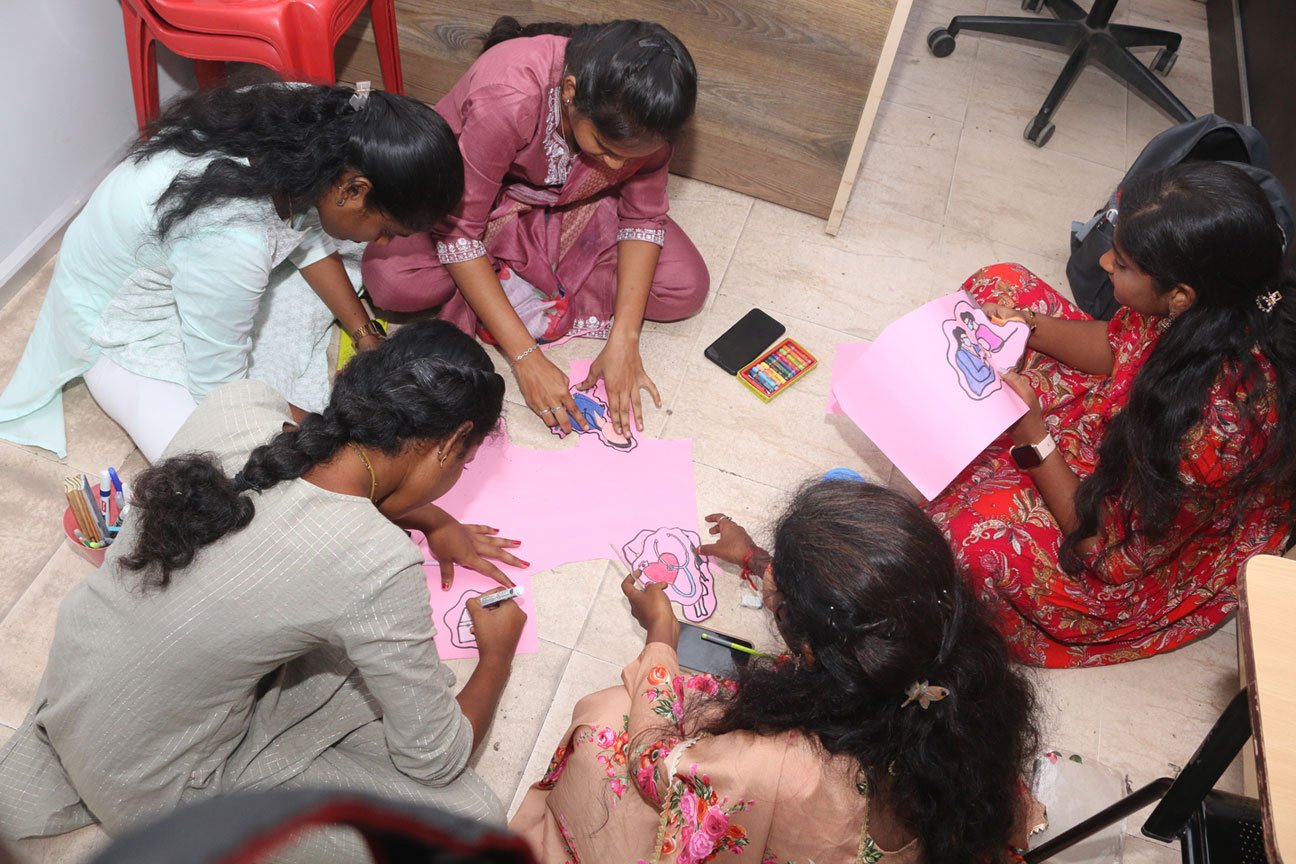 Nursing Day celebration at Vasuganesan Institute of Medical Sciences (VGIMS) Chennai with nursing students