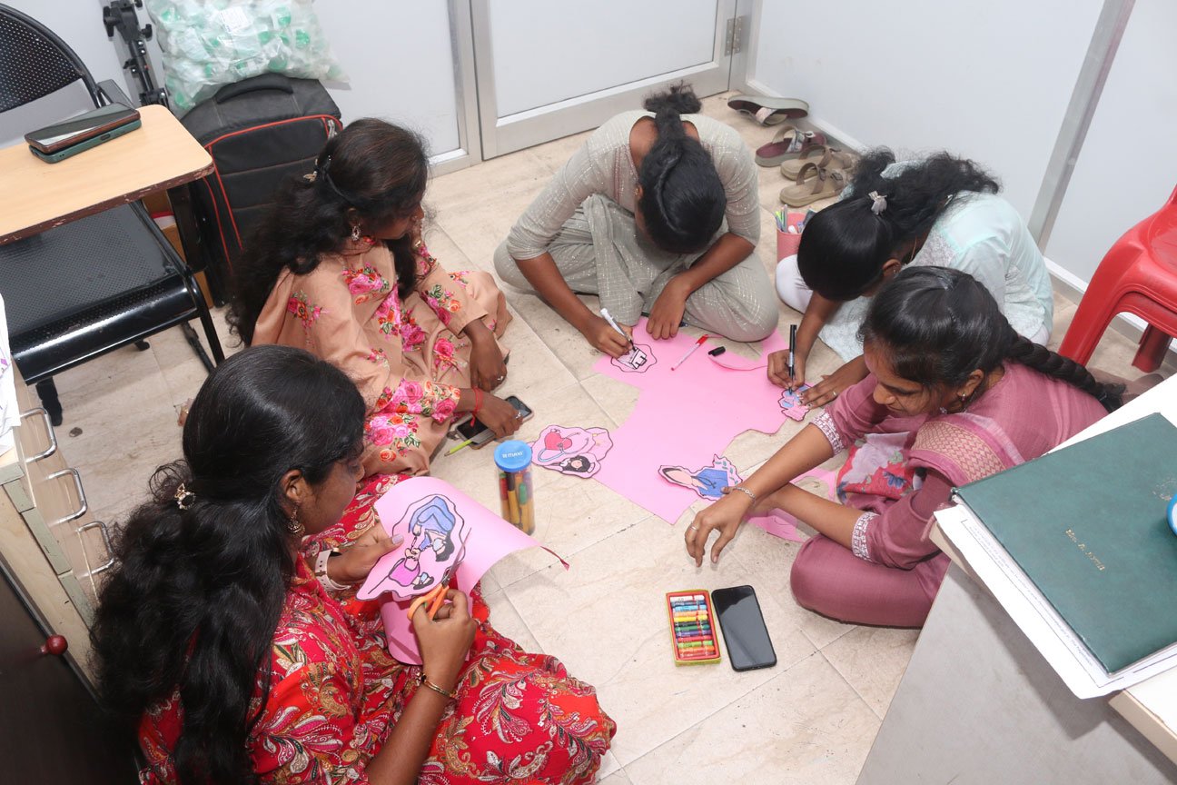 Nursing Day celebration at Vasuganesan Institute of Medical Sciences (VGIMS) Chennai with nursing students