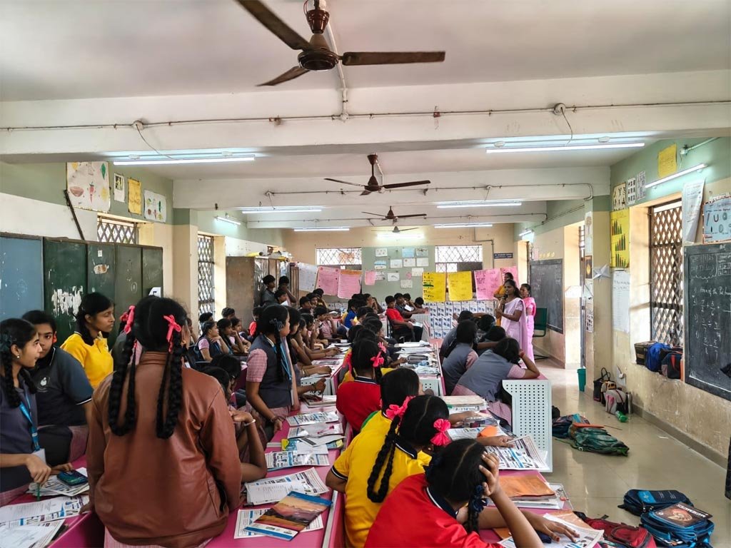 VGIMS paramedical career guidance seminar for higher secondary school students in Chennai