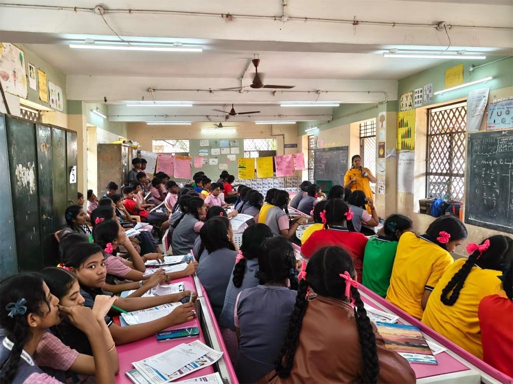 VGIMS paramedical career guidance seminar for higher secondary school students in Chennai