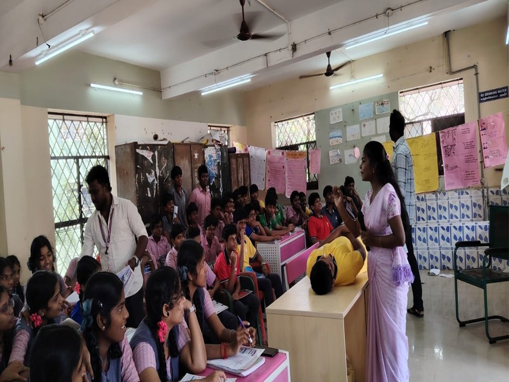 VGIMS paramedical career guidance seminar for higher secondary school students in Chennai