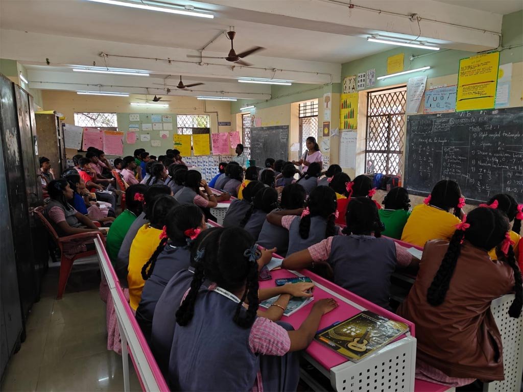 VGIMS paramedical career guidance seminar for higher secondary school students in Chennai