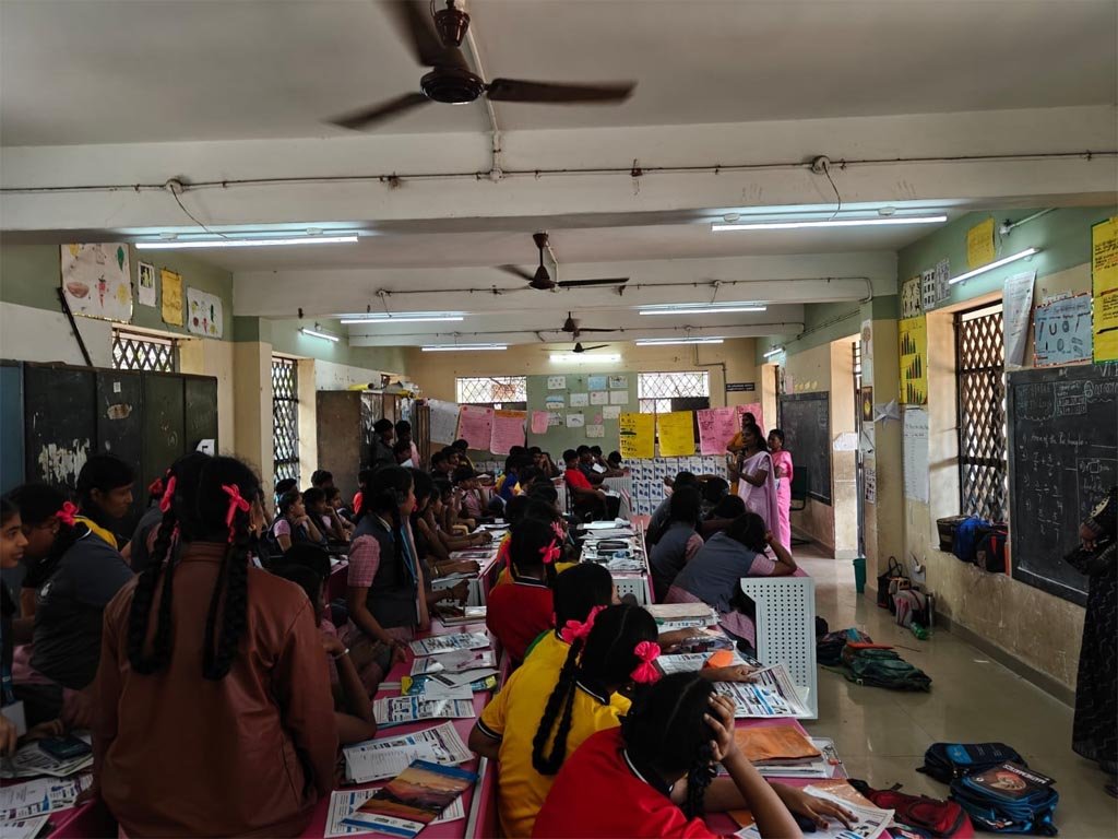 VGIMS paramedical career guidance seminar for higher secondary school students in Chennai